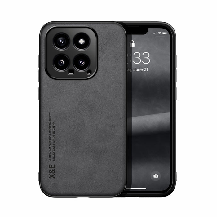 Estuche para teléfono con respaldo de cuero magnético Skin Feel, For Xiaomi Redmi Turbo 3, For Xiaomi Redmi Note 13 Pro 4G, For Xiaomi Redmi Note 13 4G, For Xiaomi Redmi 13C, For Xiaomi Redmi K70E, For Xiaomi 14 Ultra, For Xiaomi 14 Pro, For Xiaomi 14 ...