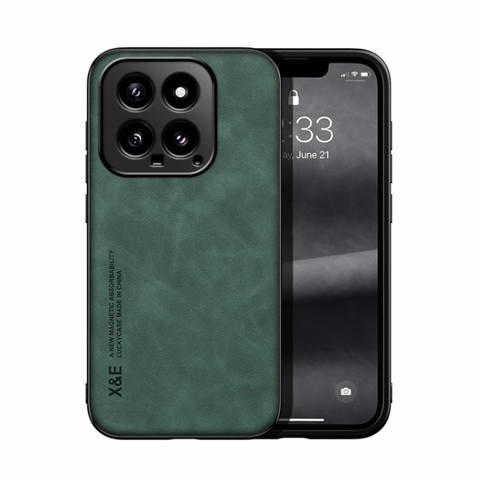 Estuche para teléfono con respaldo de cuero magnético Skin Feel, For Xiaomi Redmi Turbo 3, For Xiaomi Redmi Note 13 Pro 4G, For Xiaomi Redmi Note 13 4G, For Xiaomi Redmi 13C, For Xiaomi Redmi K70E, For Xiaomi 14 Ultra, For Xiaomi 14 Pro, For Xiaomi 14 ...