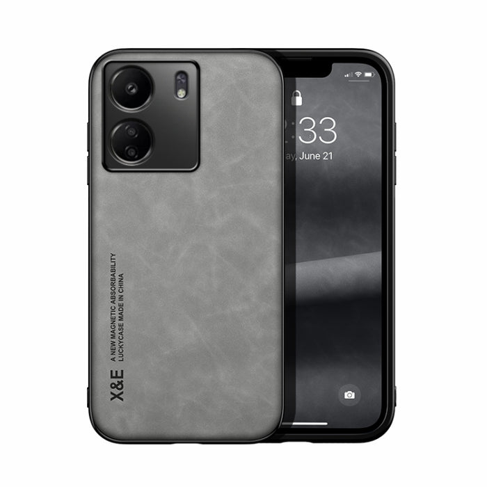 Estuche para teléfono con respaldo de cuero magnético Skin Feel, For Xiaomi Redmi Turbo 3, For Xiaomi Redmi Note 13 Pro 4G, For Xiaomi Redmi Note 13 4G, For Xiaomi Redmi 13C, For Xiaomi Redmi K70E, For Xiaomi 14 Ultra, For Xiaomi 14 Pro, For Xiaomi 14 ...