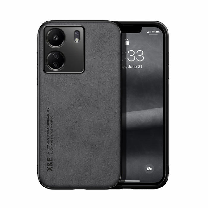 Estuche para teléfono con respaldo de cuero magnético Skin Feel, For Xiaomi Redmi Turbo 3, For Xiaomi Redmi Note 13 Pro 4G, For Xiaomi Redmi Note 13 4G, For Xiaomi Redmi 13C, For Xiaomi Redmi K70E, For Xiaomi 14 Ultra, For Xiaomi 14 Pro, For Xiaomi 14 ...