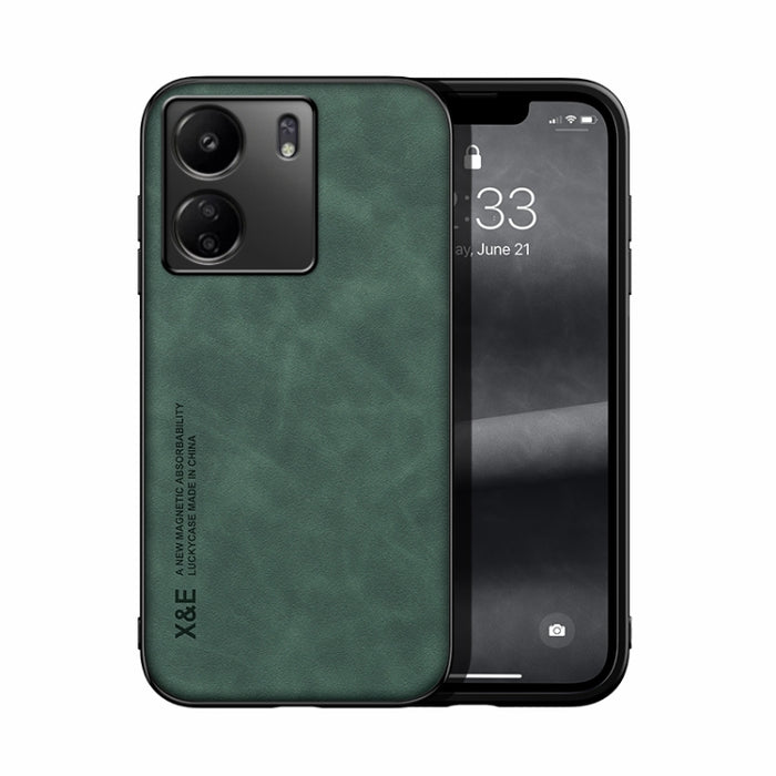 Estuche para teléfono con respaldo de cuero magnético Skin Feel, For Xiaomi Redmi Turbo 3, For Xiaomi Redmi Note 13 Pro 4G, For Xiaomi Redmi Note 13 4G, For Xiaomi Redmi 13C, For Xiaomi Redmi K70E, For Xiaomi 14 Ultra, For Xiaomi 14 Pro, For Xiaomi 14 ...