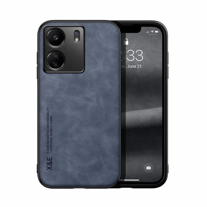 Estuche para teléfono con respaldo de cuero magnético Skin Feel, For Xiaomi Redmi Turbo 3, For Xiaomi Redmi Note 13 Pro 4G, For Xiaomi Redmi Note 13 4G, For Xiaomi Redmi 13C, For Xiaomi Redmi K70E, For Xiaomi 14 Ultra, For Xiaomi 14 Pro, For Xiaomi 14 ...