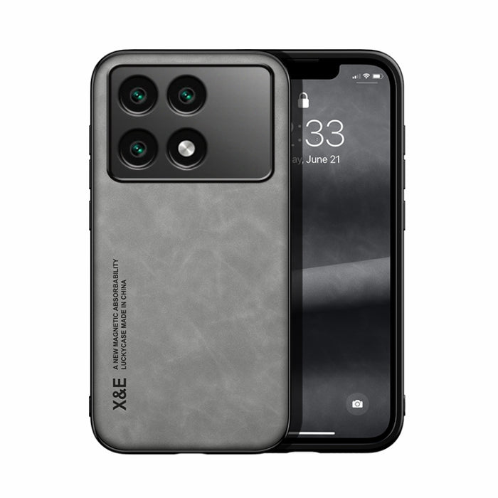 Estuche para teléfono con respaldo de cuero magnético Skin Feel, For Xiaomi Redmi Turbo 3, For Xiaomi Redmi Note 13 Pro 4G, For Xiaomi Redmi Note 13 4G, For Xiaomi Redmi 13C, For Xiaomi Redmi K70E, For Xiaomi 14 Ultra, For Xiaomi 14 Pro, For Xiaomi 14 ...