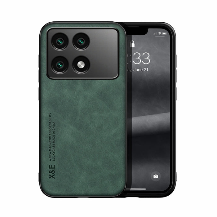 Estuche para teléfono con respaldo de cuero magnético Skin Feel, For Xiaomi Redmi Turbo 3, For Xiaomi Redmi Note 13 Pro 4G, For Xiaomi Redmi Note 13 4G, For Xiaomi Redmi 13C, For Xiaomi Redmi K70E, For Xiaomi 14 Ultra, For Xiaomi 14 Pro, For Xiaomi 14 ...