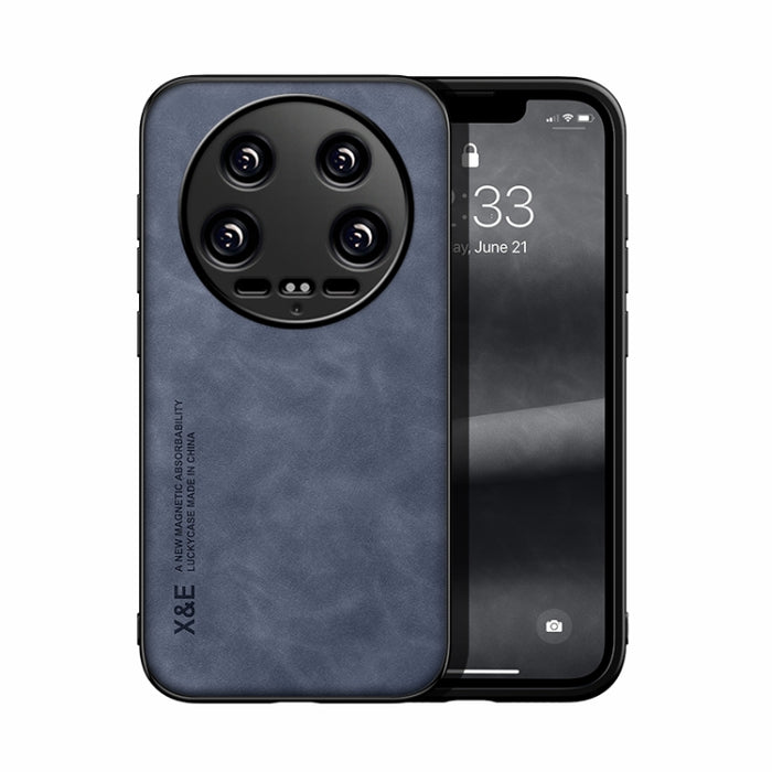 Estuche para teléfono con respaldo de cuero magnético Skin Feel, For Xiaomi Redmi Turbo 3, For Xiaomi Redmi Note 13 Pro 4G, For Xiaomi Redmi Note 13 4G, For Xiaomi Redmi 13C, For Xiaomi Redmi K70E, For Xiaomi 14 Ultra, For Xiaomi 14 Pro, For Xiaomi 14 ...