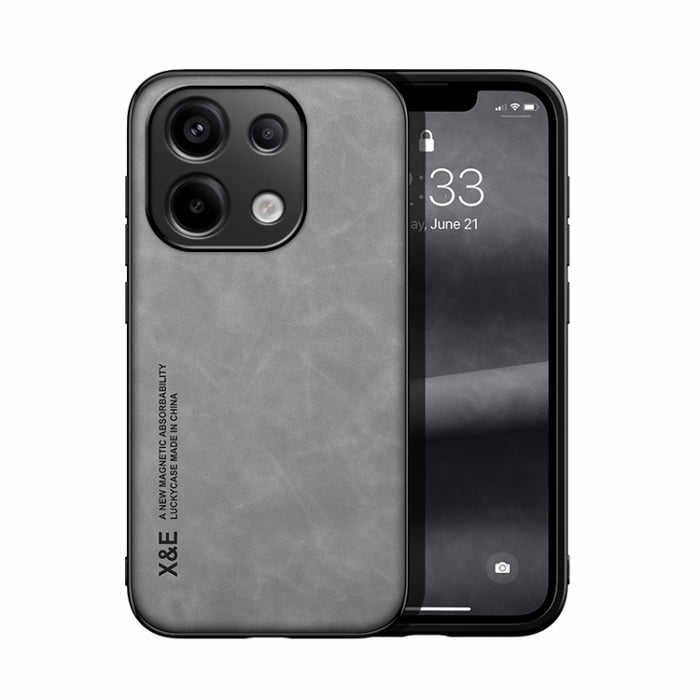 Estuche para teléfono con respaldo de cuero magnético Skin Feel, For Xiaomi Redmi Turbo 3, For Xiaomi Redmi Note 13 Pro 4G, For Xiaomi Redmi Note 13 4G, For Xiaomi Redmi 13C, For Xiaomi Redmi K70E, For Xiaomi 14 Ultra, For Xiaomi 14 Pro, For Xiaomi 14 ...
