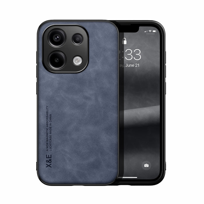 Estuche para teléfono con respaldo de cuero magnético Skin Feel, For Xiaomi Redmi Turbo 3, For Xiaomi Redmi Note 13 Pro 4G, For Xiaomi Redmi Note 13 4G, For Xiaomi Redmi 13C, For Xiaomi Redmi K70E, For Xiaomi 14 Ultra, For Xiaomi 14 Pro, For Xiaomi 14 ...