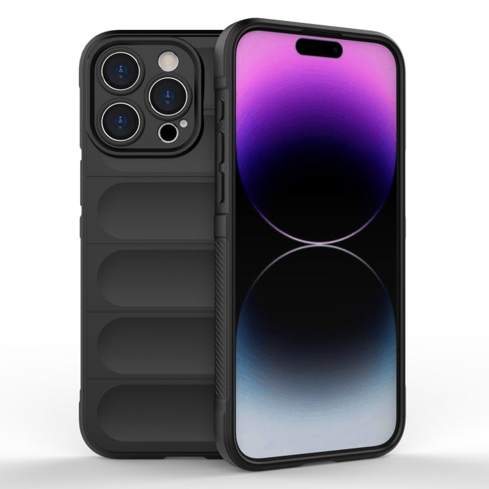 Magic Shield TPU + Estuche para teléfono de franela, For iPhone 15 Pro Max, For iPhone 15 Pro, For iPhone 15 Plus, For iPhone 15