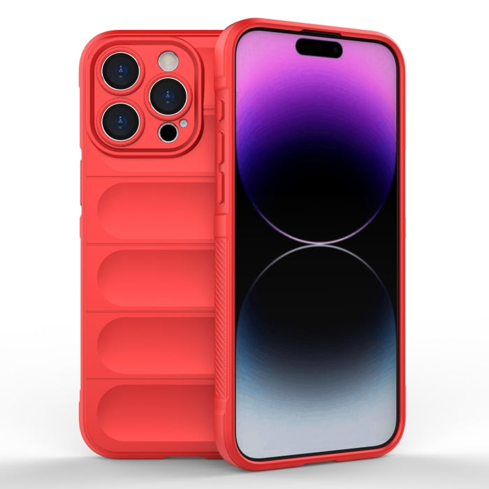 Magic Shield TPU + Estuche para teléfono de franela, For iPhone 15 Pro Max, For iPhone 15 Pro, For iPhone 15 Plus, For iPhone 15