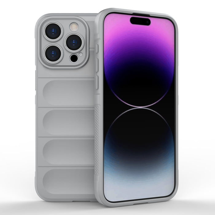 Magic Shield TPU + Estuche para teléfono de franela, For iPhone 15 Pro Max, For iPhone 15 Pro, For iPhone 15 Plus, For iPhone 15