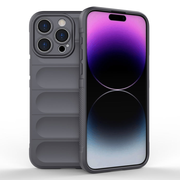 Magic Shield TPU + Estuche para teléfono de franela, For iPhone 15 Pro Max, For iPhone 15 Pro, For iPhone 15 Plus, For iPhone 15