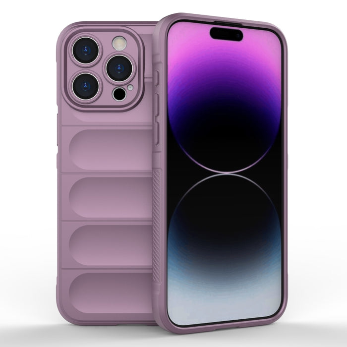 Magic Shield TPU + Estuche para teléfono de franela, For iPhone 15 Pro Max, For iPhone 15 Pro, For iPhone 15 Plus, For iPhone 15