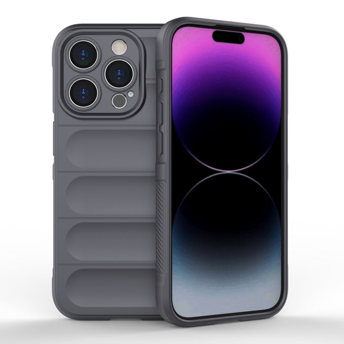Magic Shield TPU + Estuche para teléfono de franela, For iPhone 15 Pro Max, For iPhone 15 Pro, For iPhone 15 Plus, For iPhone 15