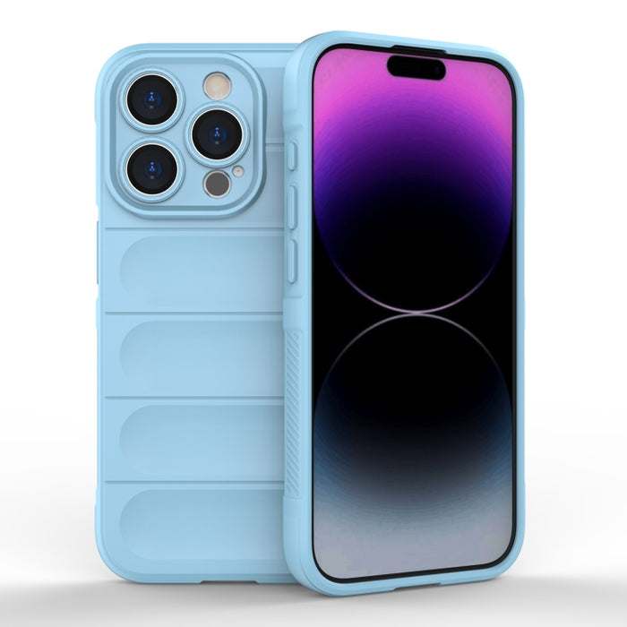 Magic Shield TPU + Estuche para teléfono de franela, For iPhone 15 Pro Max, For iPhone 15 Pro, For iPhone 15 Plus, For iPhone 15