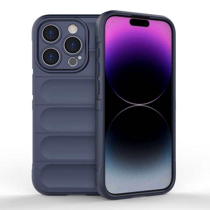 Magic Shield TPU + Estuche para teléfono de franela, For iPhone 15 Pro Max, For iPhone 15 Pro, For iPhone 15 Plus, For iPhone 15