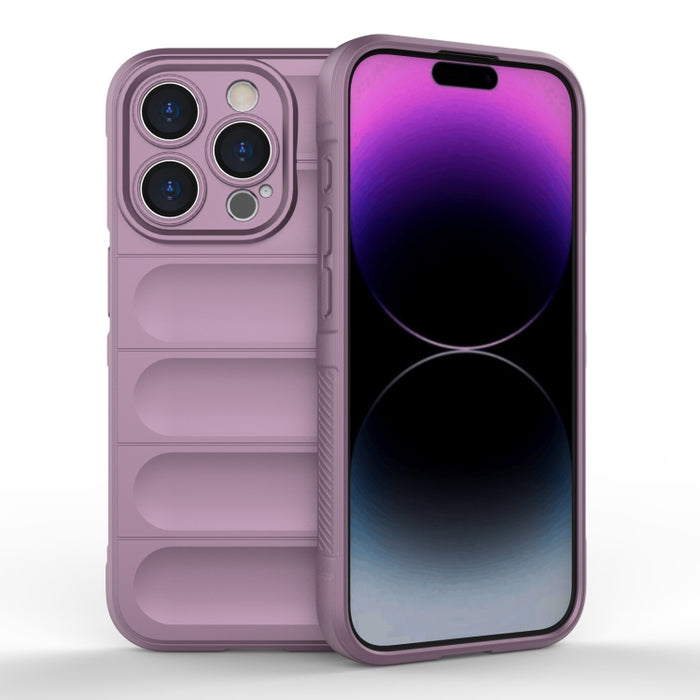 Magic Shield TPU + Estuche para teléfono de franela, For iPhone 15 Pro Max, For iPhone 15 Pro, For iPhone 15 Plus, For iPhone 15