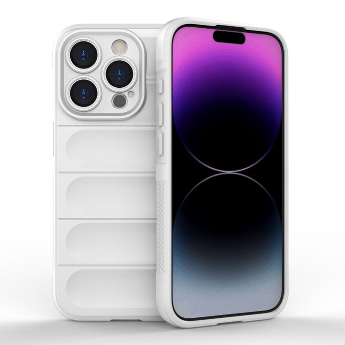 Magic Shield TPU + Estuche para teléfono de franela, For iPhone 15 Pro Max, For iPhone 15 Pro, For iPhone 15 Plus, For iPhone 15