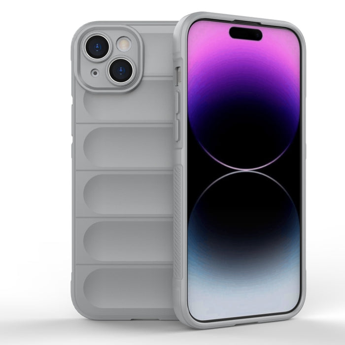 Magic Shield TPU + Estuche para teléfono de franela, For iPhone 15 Pro Max, For iPhone 15 Pro, For iPhone 15 Plus, For iPhone 15