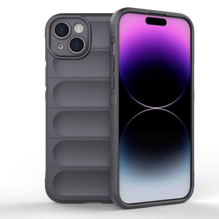 Magic Shield TPU + Estuche para teléfono de franela, For iPhone 15 Pro Max, For iPhone 15 Pro, For iPhone 15 Plus, For iPhone 15