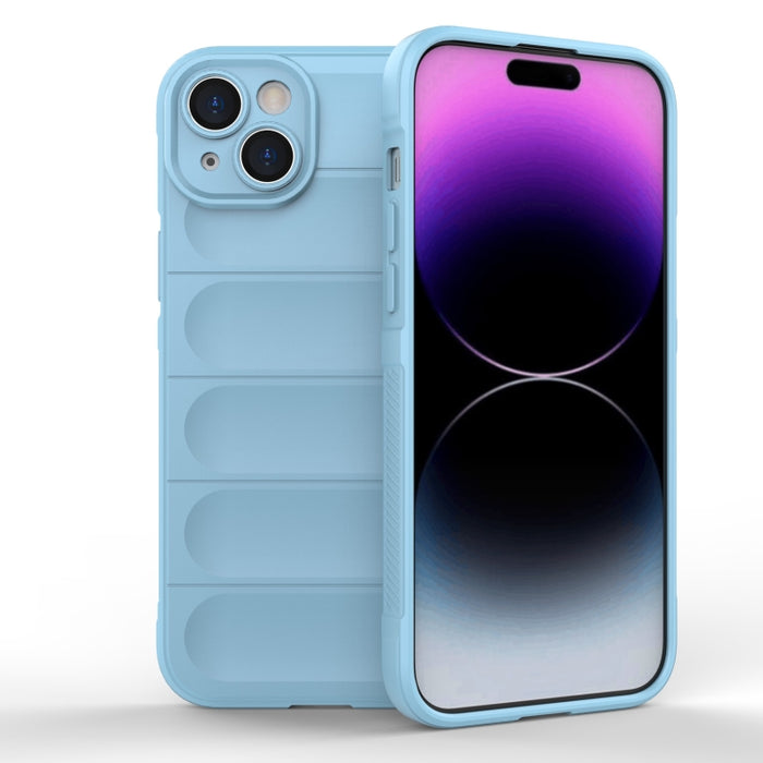 Magic Shield TPU + Estuche para teléfono de franela, For iPhone 15 Pro Max, For iPhone 15 Pro, For iPhone 15 Plus, For iPhone 15