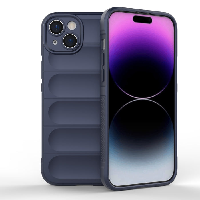Magic Shield TPU + Estuche para teléfono de franela, For iPhone 15 Pro Max, For iPhone 15 Pro, For iPhone 15 Plus, For iPhone 15