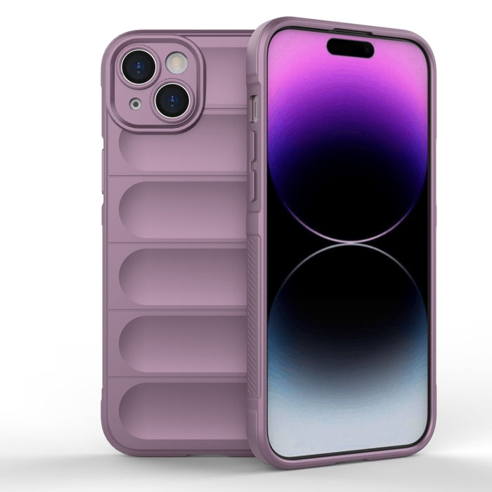 Magic Shield TPU + Estuche para teléfono de franela, For iPhone 15 Pro Max, For iPhone 15 Pro, For iPhone 15 Plus, For iPhone 15