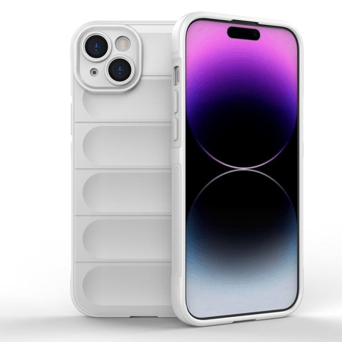 Magic Shield TPU + Estuche para teléfono de franela, For iPhone 15 Pro Max, For iPhone 15 Pro, For iPhone 15 Plus, For iPhone 15
