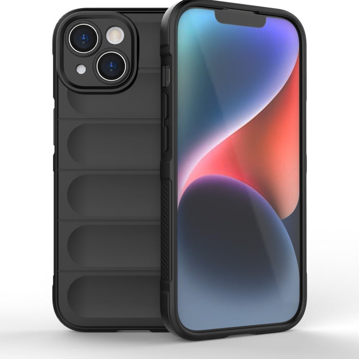 Magic Shield TPU + Estuche para teléfono de franela, For iPhone 15 Pro Max, For iPhone 15 Pro, For iPhone 15 Plus, For iPhone 15