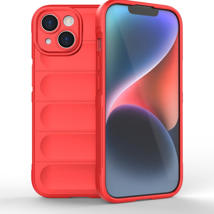 Magic Shield TPU + Estuche para teléfono de franela, For iPhone 15 Pro Max, For iPhone 15 Pro, For iPhone 15 Plus, For iPhone 15