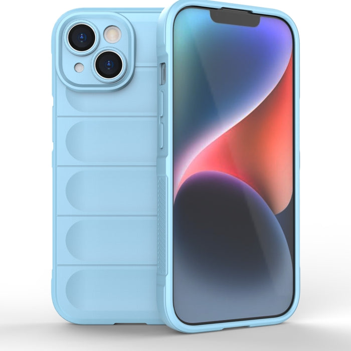 Magic Shield TPU + Estuche para teléfono de franela, For iPhone 15 Pro Max, For iPhone 15 Pro, For iPhone 15 Plus, For iPhone 15