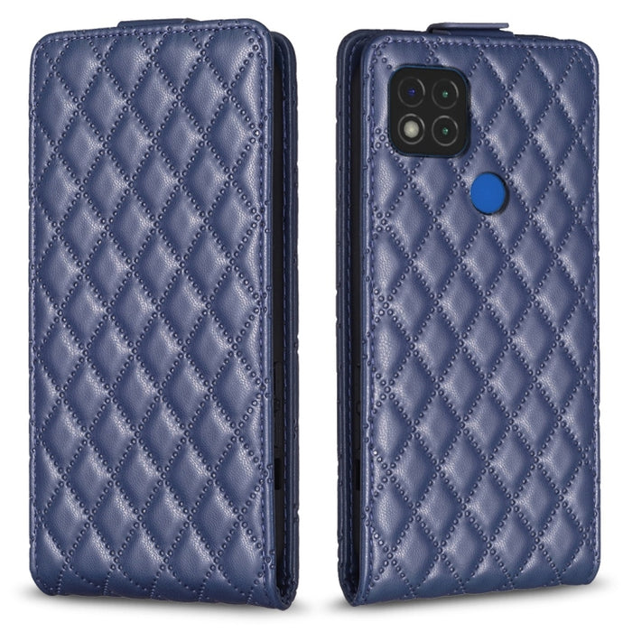 Estuche para teléfono de cuero con tapa vertical Diamond Lattice, For Xiaomi Redmi 9A, For Xiaomi Redmi 9, For Xiaomi Redmi 9C, For Redmi Note 9 / 10X 4G, For Redmi Note 9 Pro / 9 Pro Max