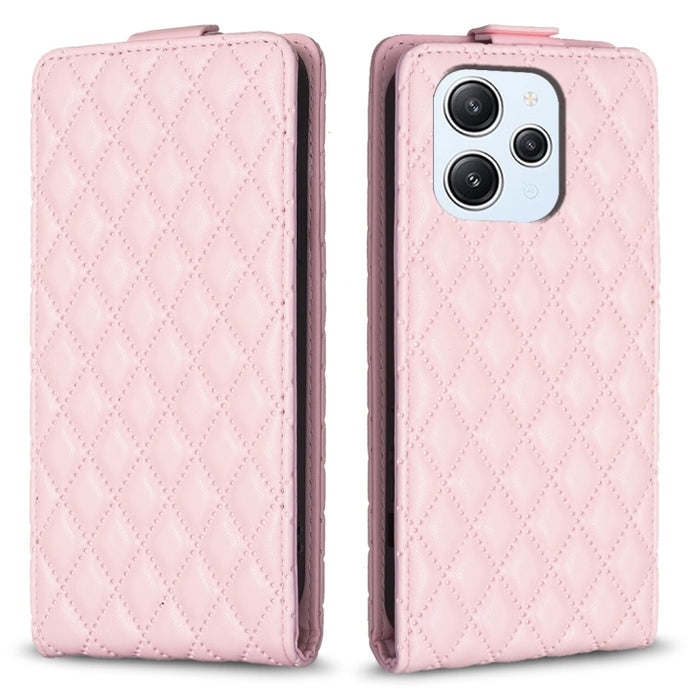 Estuche para teléfono de cuero con tapa vertical Diamond Lattice, For Xiaomi Redmi Note 13 Pro 4G Global, For Xiaomi Poco M6 Pro 4G, For Xiaomi Redmi Note 13 4G Global, For Xiaomi Redmi Note 13, For Xiaomi Redmi 13C, For Xiaomi Redmi Note 13 Pro+ 5G   ...