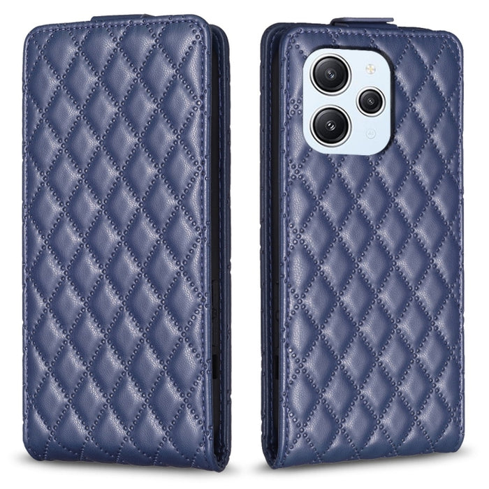 Estuche para teléfono de cuero con tapa vertical Diamond Lattice, For Xiaomi Redmi Note 13 Pro 4G Global, For Xiaomi Poco M6 Pro 4G, For Xiaomi Redmi Note 13 4G Global, For Xiaomi Redmi Note 13, For Xiaomi Redmi 13C, For Xiaomi Redmi Note 13 Pro+ 5G   ...