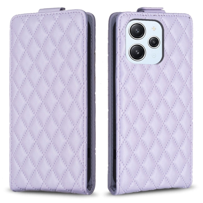 Estuche para teléfono de cuero con tapa vertical Diamond Lattice, For Xiaomi Redmi Note 13 Pro 4G Global, For Xiaomi Poco M6 Pro 4G, For Xiaomi Redmi Note 13 4G Global, For Xiaomi Redmi Note 13, For Xiaomi Redmi 13C, For Xiaomi Redmi Note 13 Pro+ 5G   ...