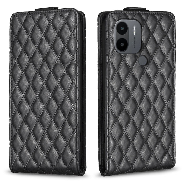 Estuche para teléfono de cuero con tapa vertical Diamond Lattice, For Xiaomi Redmi Note 13 Pro 4G Global, For Xiaomi Poco M6 Pro 4G, For Xiaomi Redmi Note 13 4G Global, For Xiaomi Redmi Note 13, For Xiaomi Redmi 13C, For Xiaomi Redmi Note 13 Pro+ 5G   ...