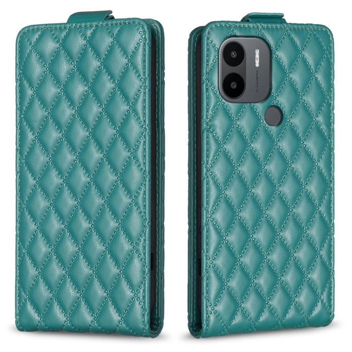 Estuche para teléfono de cuero con tapa vertical Diamond Lattice, For Xiaomi Redmi Note 13 Pro 4G Global, For Xiaomi Poco M6 Pro 4G, For Xiaomi Redmi Note 13 4G Global, For Xiaomi Redmi Note 13, For Xiaomi Redmi 13C, For Xiaomi Redmi Note 13 Pro+ 5G   ...