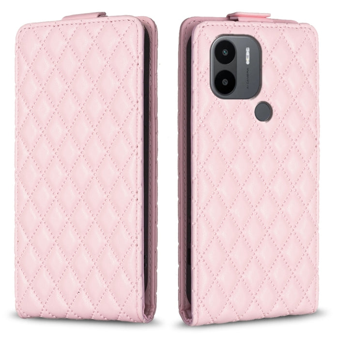Estuche para teléfono de cuero con tapa vertical Diamond Lattice, For Xiaomi Redmi Note 13 Pro 4G Global, For Xiaomi Poco M6 Pro 4G, For Xiaomi Redmi Note 13 4G Global, For Xiaomi Redmi Note 13, For Xiaomi Redmi 13C, For Xiaomi Redmi Note 13 Pro+ 5G   ...
