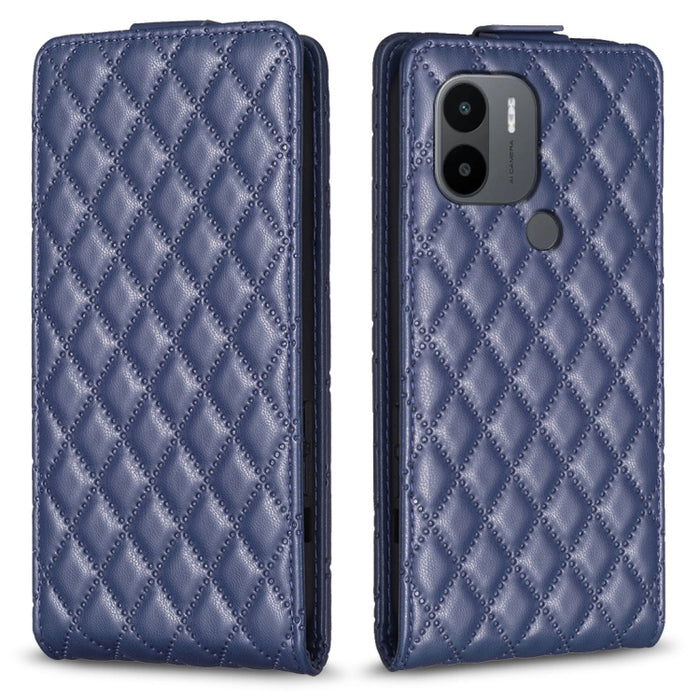 Estuche para teléfono de cuero con tapa vertical Diamond Lattice, For Xiaomi Redmi Note 13 Pro 4G Global, For Xiaomi Poco M6 Pro 4G, For Xiaomi Redmi Note 13 4G Global, For Xiaomi Redmi Note 13, For Xiaomi Redmi 13C, For Xiaomi Redmi Note 13 Pro+ 5G   ...