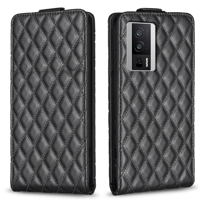 Estuche para teléfono de cuero con tapa vertical Diamond Lattice, For Redmi Note 12 5G Global, For Xiaomi 13 Lite / Civi 2, For Xiaomi Redmi K60 / K60 Pro, For Xiaomi 13 Pro, For Xiaomi 13, For Xiaomi 12T / 12T Pro, For Redmi Note 11 Pro 5G Global     ...
