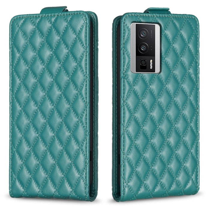 Estuche para teléfono de cuero con tapa vertical Diamond Lattice, For Redmi Note 12 5G Global, For Xiaomi 13 Lite / Civi 2, For Xiaomi Redmi K60 / K60 Pro, For Xiaomi 13 Pro, For Xiaomi 13, For Xiaomi 12T / 12T Pro, For Redmi Note 11 Pro 5G Global     ...