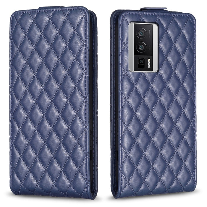 Estuche para teléfono de cuero con tapa vertical Diamond Lattice, For Redmi Note 12 5G Global, For Xiaomi 13 Lite / Civi 2, For Xiaomi Redmi K60 / K60 Pro, For Xiaomi 13 Pro, For Xiaomi 13, For Xiaomi 12T / 12T Pro, For Redmi Note 11 Pro 5G Global     ...