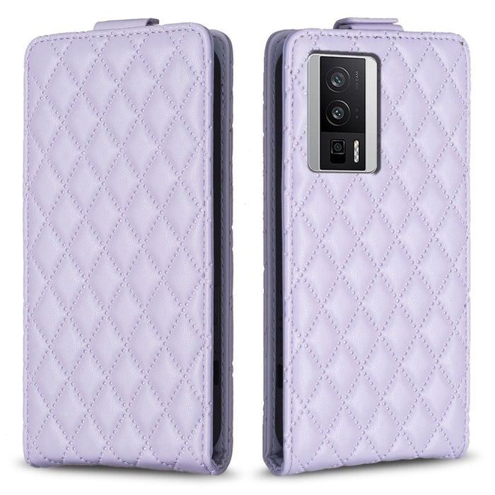 Estuche para teléfono de cuero con tapa vertical Diamond Lattice, For Redmi Note 12 5G Global, For Xiaomi 13 Lite / Civi 2, For Xiaomi Redmi K60 / K60 Pro, For Xiaomi 13 Pro, For Xiaomi 13, For Xiaomi 12T / 12T Pro, For Redmi Note 11 Pro 5G Global     ...