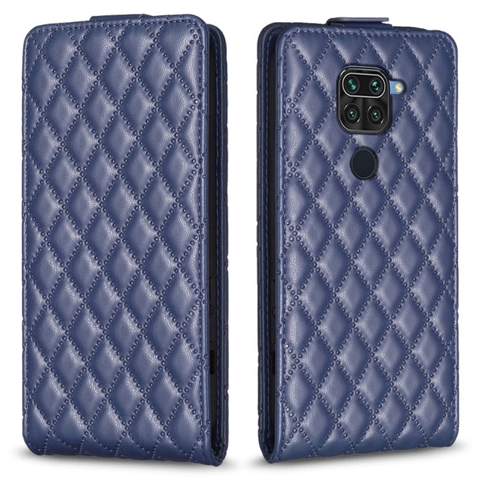 Estuche para teléfono de cuero con tapa vertical Diamond Lattice, For Xiaomi Redmi 9A, For Xiaomi Redmi 9, For Xiaomi Redmi 9C, For Redmi Note 9 / 10X 4G, For Redmi Note 9 Pro / 9 Pro Max