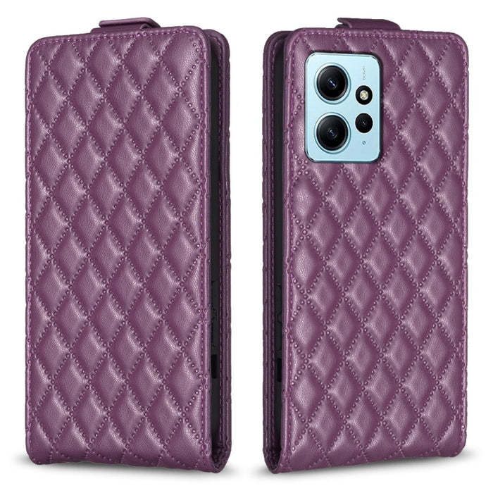Estuche para teléfono de cuero con tapa vertical Diamond Lattice, For Xiaomi Redmi Note 13 Pro 4G Global, For Xiaomi Poco M6 Pro 4G, For Xiaomi Redmi Note 13 4G Global, For Xiaomi Redmi Note 13, For Xiaomi Redmi 13C, For Xiaomi Redmi Note 13 Pro+ 5G   ...