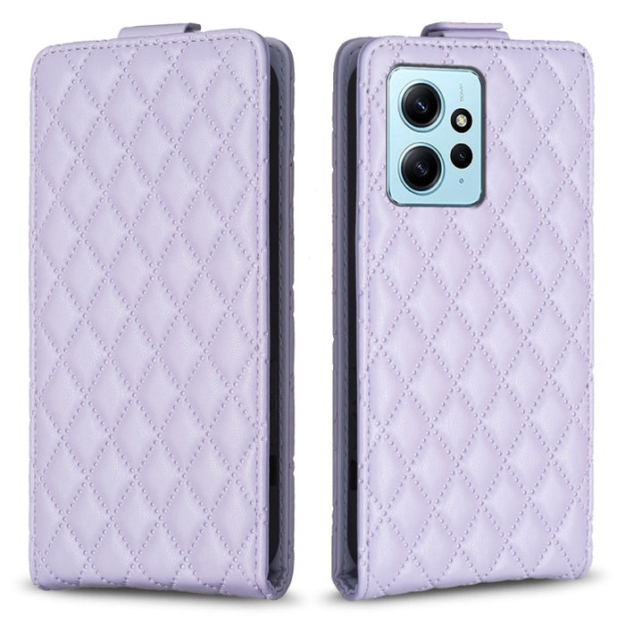 Estuche para teléfono de cuero con tapa vertical Diamond Lattice, For Xiaomi Redmi Note 13 Pro 4G Global, For Xiaomi Poco M6 Pro 4G, For Xiaomi Redmi Note 13 4G Global, For Xiaomi Redmi Note 13, For Xiaomi Redmi 13C, For Xiaomi Redmi Note 13 Pro+ 5G   ...
