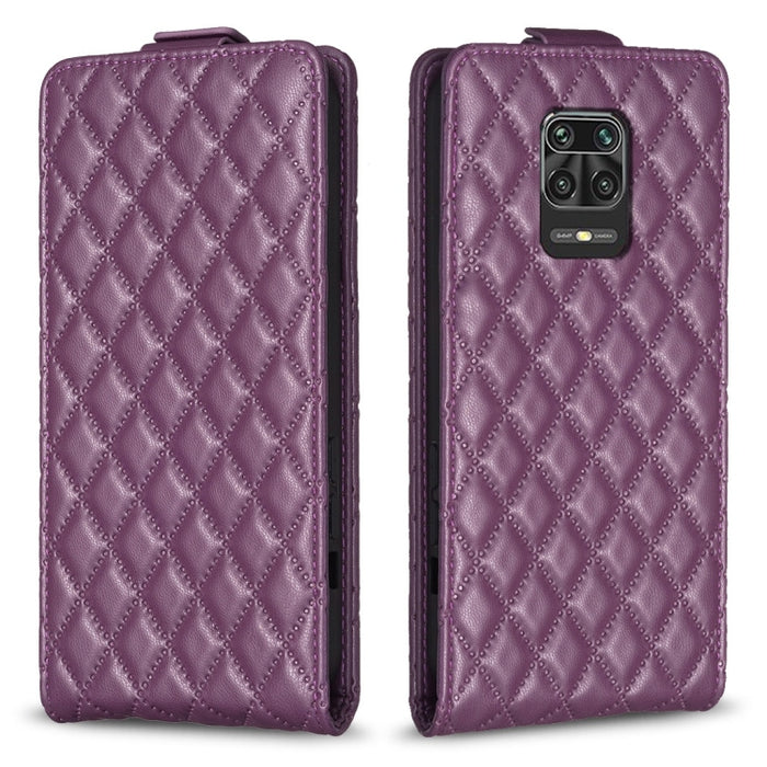 Estuche para teléfono de cuero con tapa vertical Diamond Lattice, For Xiaomi Redmi 9A, For Xiaomi Redmi 9, For Xiaomi Redmi 9C, For Redmi Note 9 / 10X 4G, For Redmi Note 9 Pro / 9 Pro Max