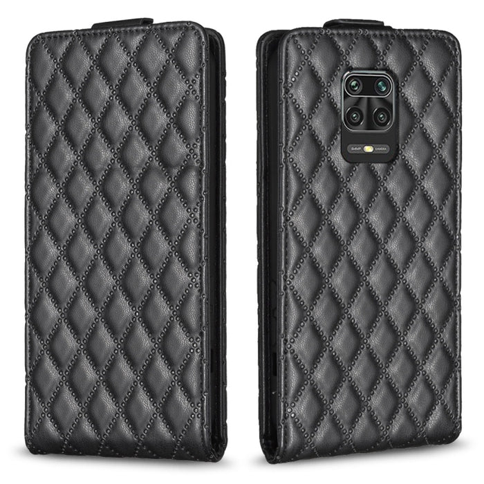 Estuche para teléfono de cuero con tapa vertical Diamond Lattice, For Xiaomi Redmi 9A, For Xiaomi Redmi 9, For Xiaomi Redmi 9C, For Redmi Note 9 / 10X 4G, For Redmi Note 9 Pro / 9 Pro Max