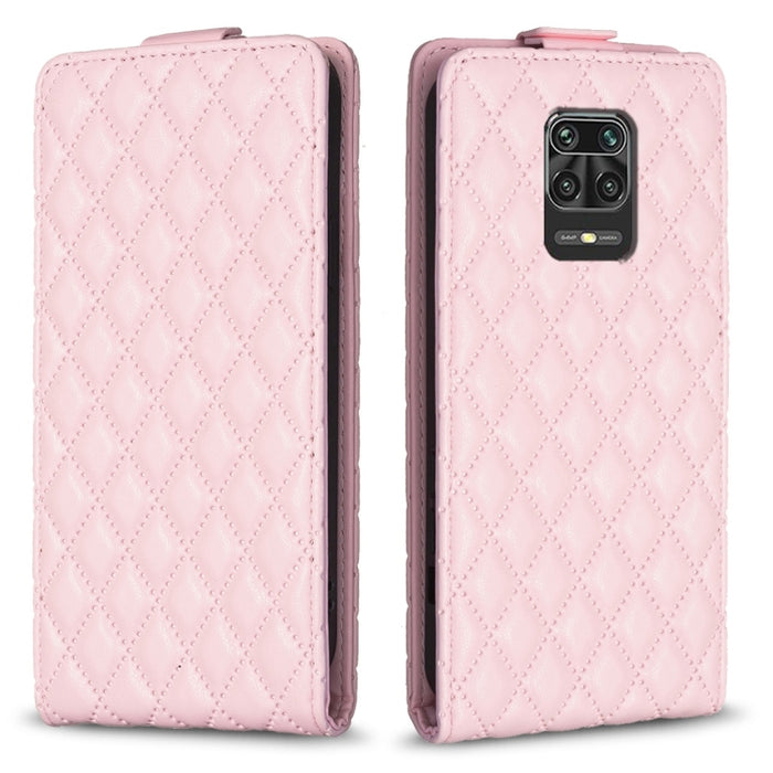 Estuche para teléfono de cuero con tapa vertical Diamond Lattice, For Xiaomi Redmi 9A, For Xiaomi Redmi 9, For Xiaomi Redmi 9C, For Redmi Note 9 / 10X 4G, For Redmi Note 9 Pro / 9 Pro Max