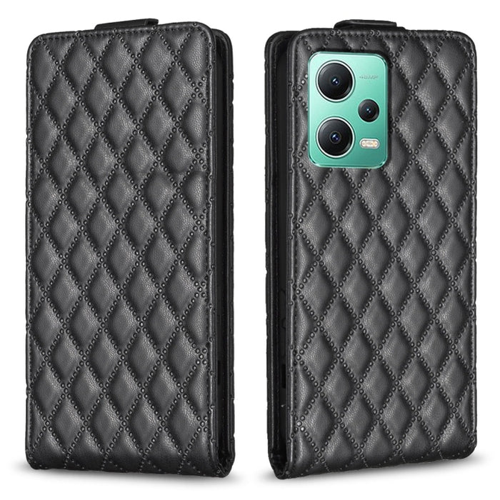 Estuche para teléfono de cuero con tapa vertical Diamond Lattice, For Redmi Note 12 5G Global, For Xiaomi 13 Lite / Civi 2, For Xiaomi Redmi K60 / K60 Pro, For Xiaomi 13 Pro, For Xiaomi 13, For Xiaomi 12T / 12T Pro, For Redmi Note 11 Pro 5G Global     ...