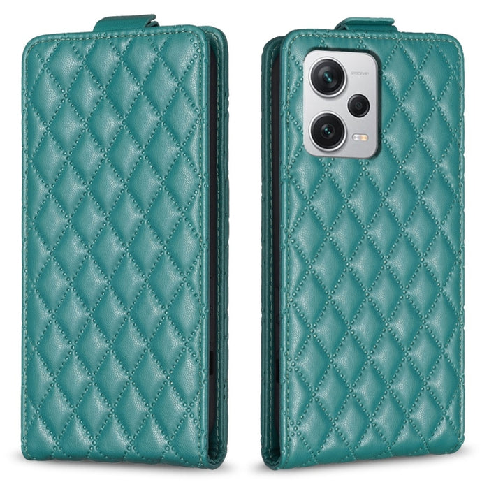 Estuche para teléfono de cuero con tapa vertical Diamond Lattice, For Xiaomi Redmi Note 13 Pro 4G Global, For Xiaomi Poco M6 Pro 4G, For Xiaomi Redmi Note 13 4G Global, For Xiaomi Redmi Note 13, For Xiaomi Redmi 13C, For Xiaomi Redmi Note 13 Pro+ 5G   ...